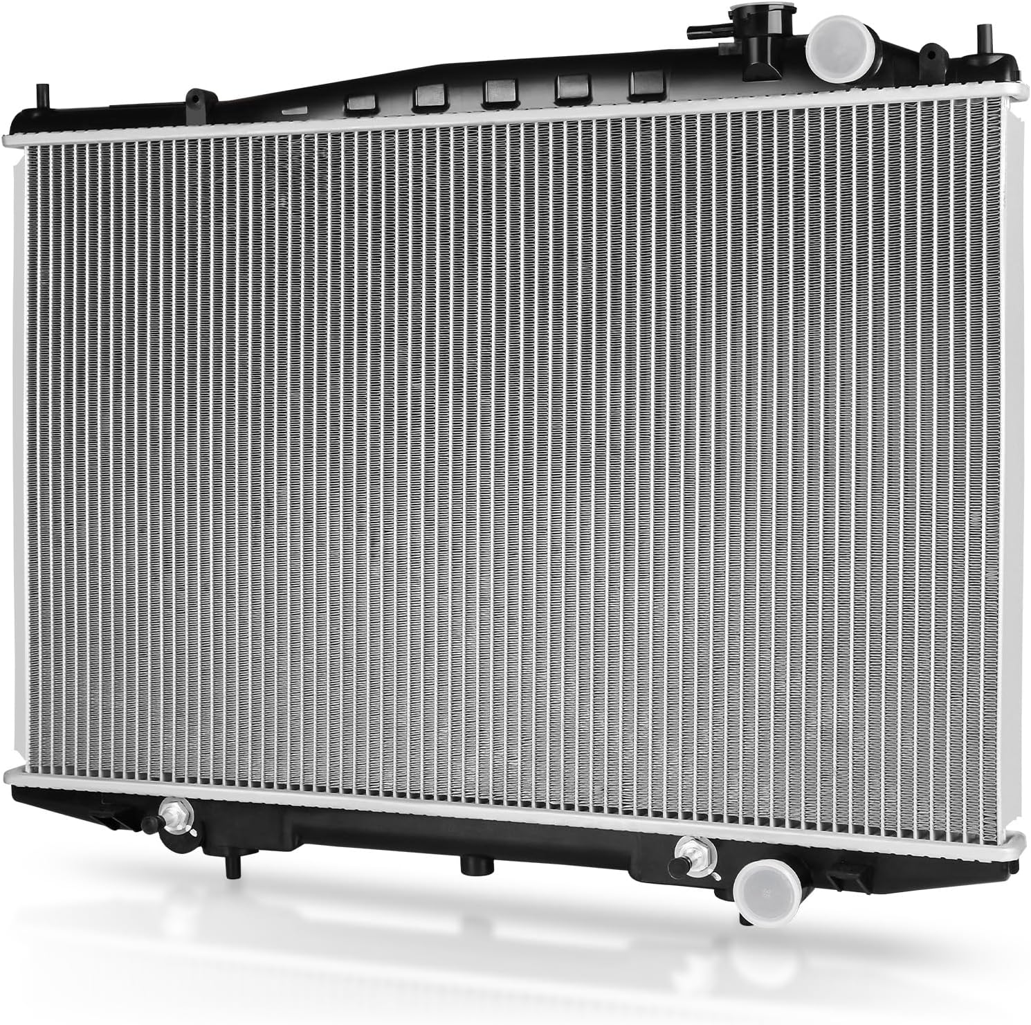 YITAMOTOR Aluminum Radiator - Direct Fit for 98-04 Nissan Frontier & 00-04 Xterra | 2.4L 3.3L V6 Engine Compatible