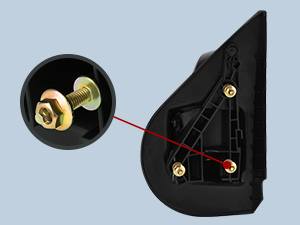 Aluminum Studs Triangle Base