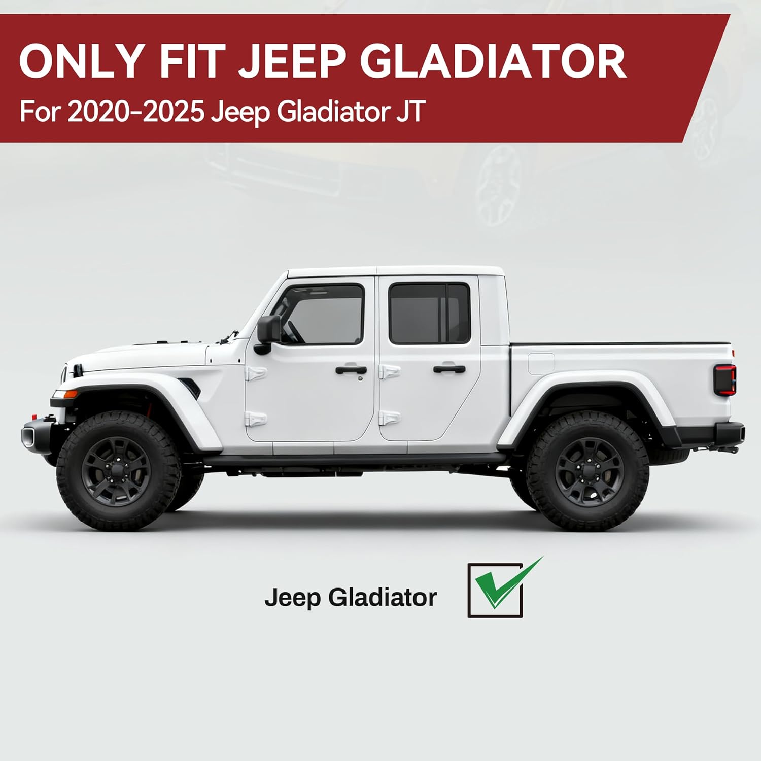 YITAMOTOR Running Boards for 2020-2026 Jeep Gladiator JT | 2