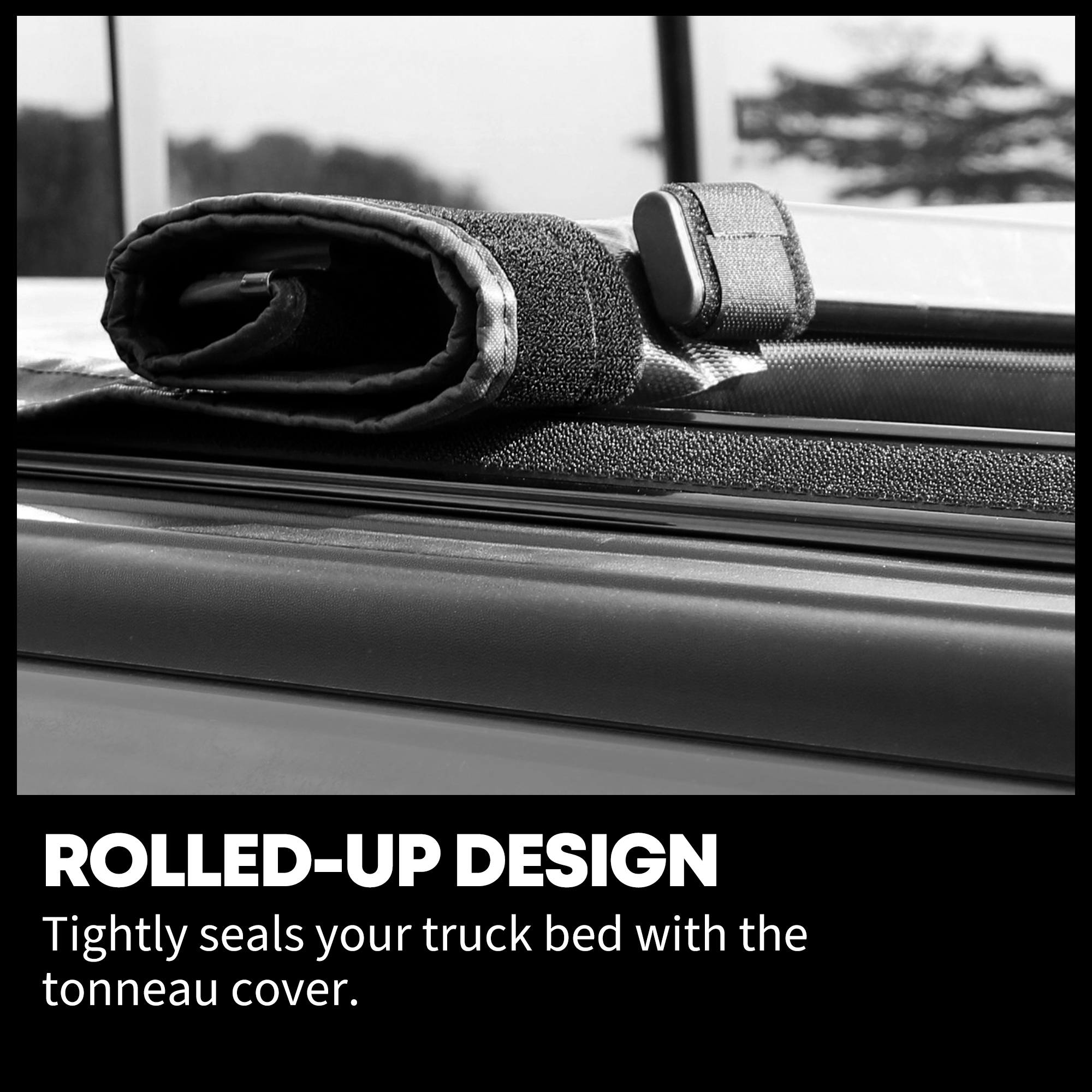 Side view of Tonneau Cover for 2005–2026 Nissan Frontier (NO México)