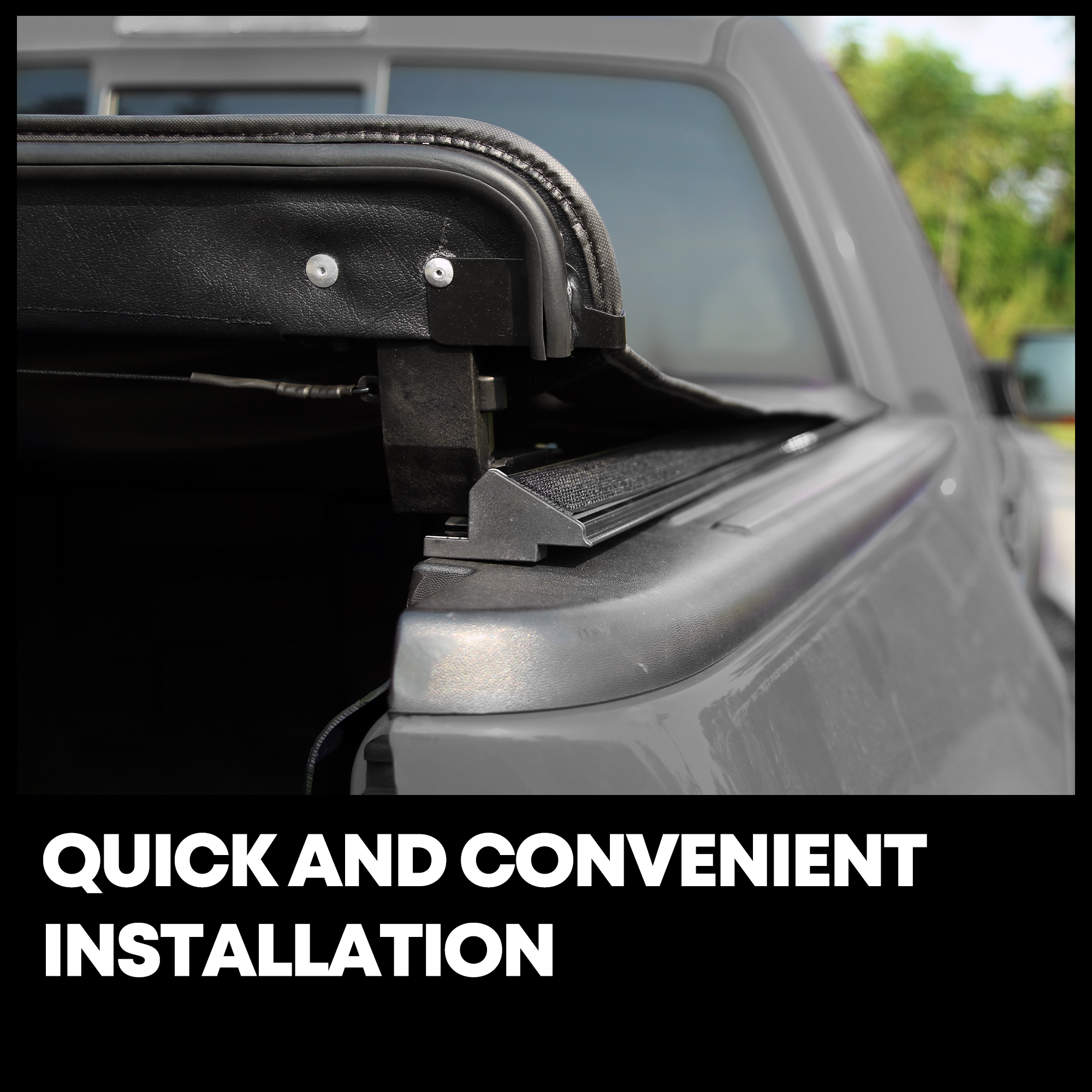 Side view of Tonneau Cover for 2005–2026 Nissan Frontier (NO México)