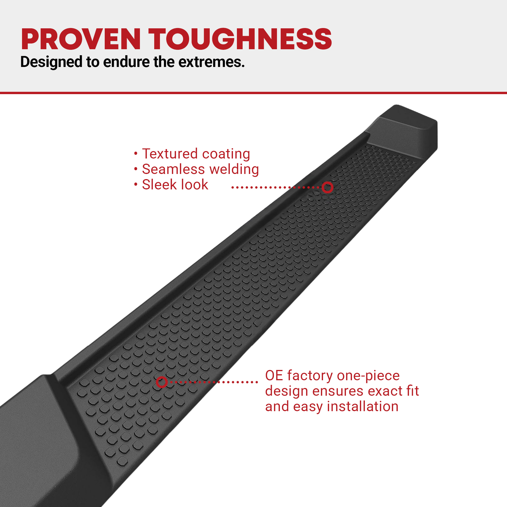 Side view of YITAMOTOR® 2018-2026 Jeep Wrangler JL 2 Door Black Molded Running Boards, Side Step Nerf Bar OE Style