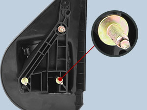 Aluminum Studs Triangle Base