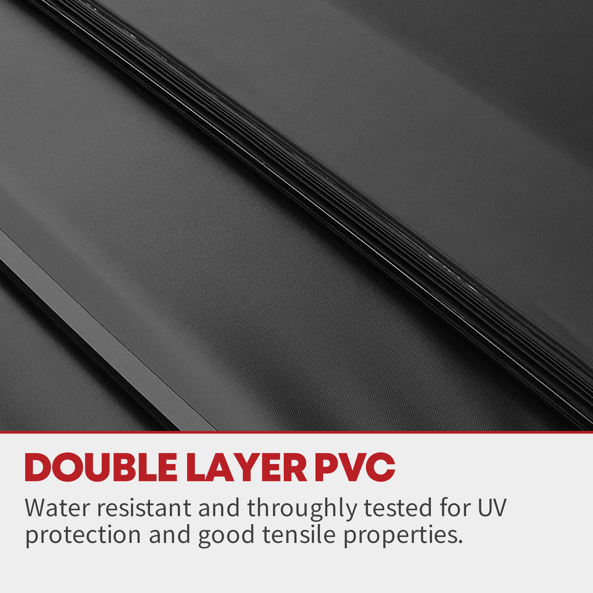 Side view of YITAMOTOR Soft Tri-Fold Truck Bed Cover for 2017–2026 Honda Ridgeline ,5 ft Pickup Bed