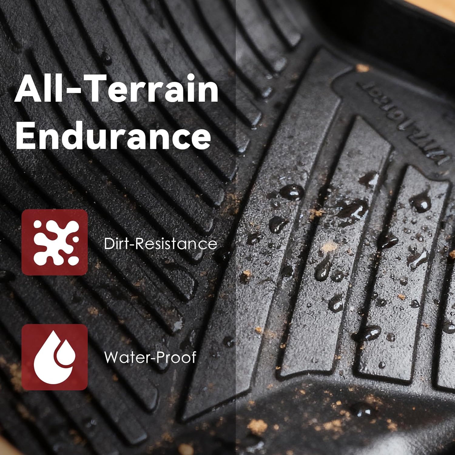 Side view of YITAMOTOR TPE All-Weather Floor Mats Set for 2024-2026 Chevrolet Trax (ACTIV/LS/LT/RS) | Includes Cargo Liner