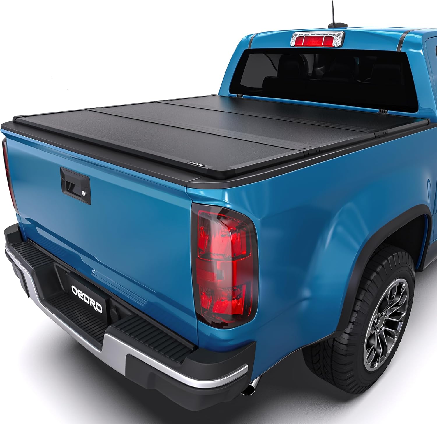 OEDRO 6.2FT FRP Hard Tri-fold Tonneau Cover Fold Truck Bed Covers Fits for Chevy Colorado/GMC Canyon 2015-2022 with 6.2 Feet Bed