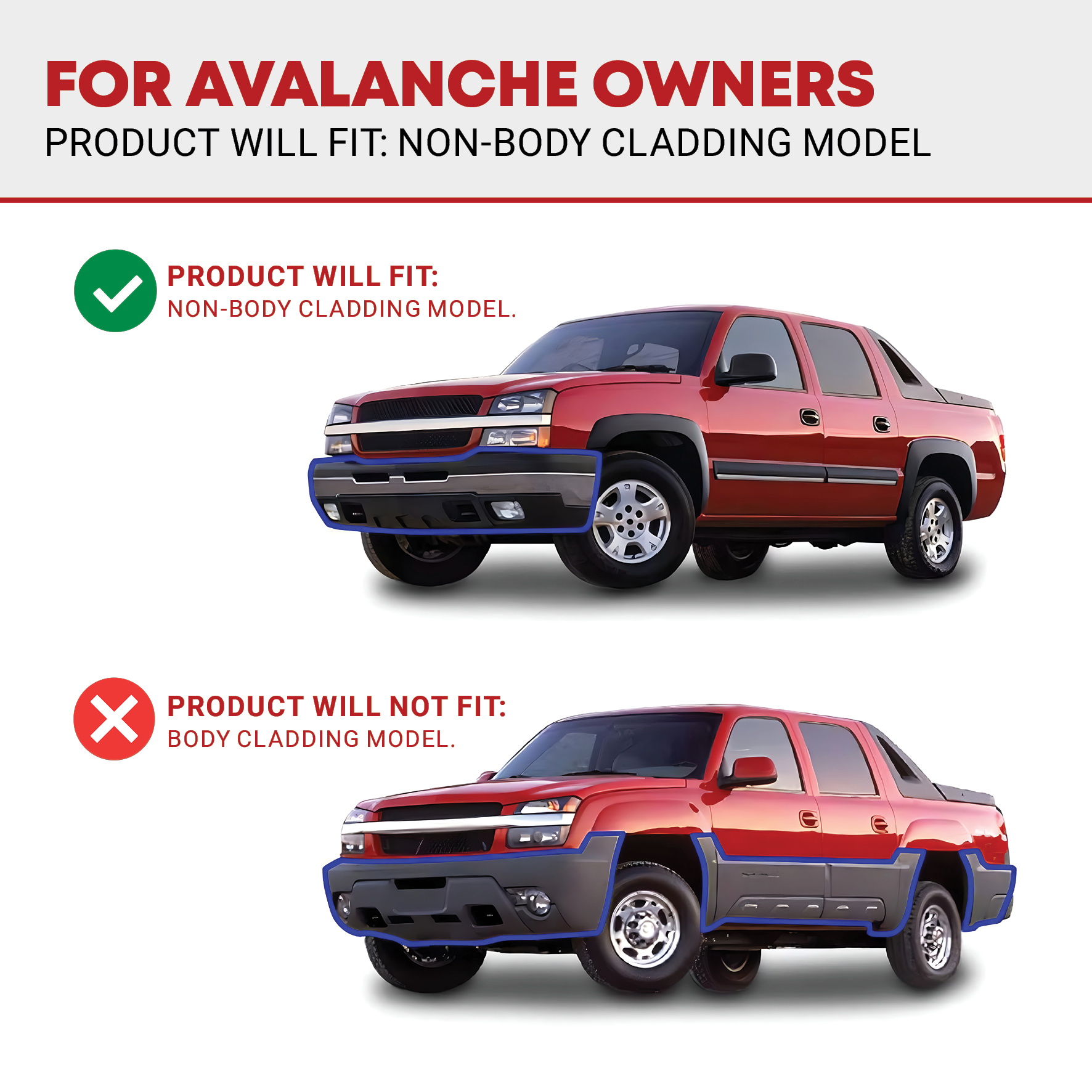 Side view of YITAMOTOR® 2003-2007 Chevy Silverado Avalanche Headlights