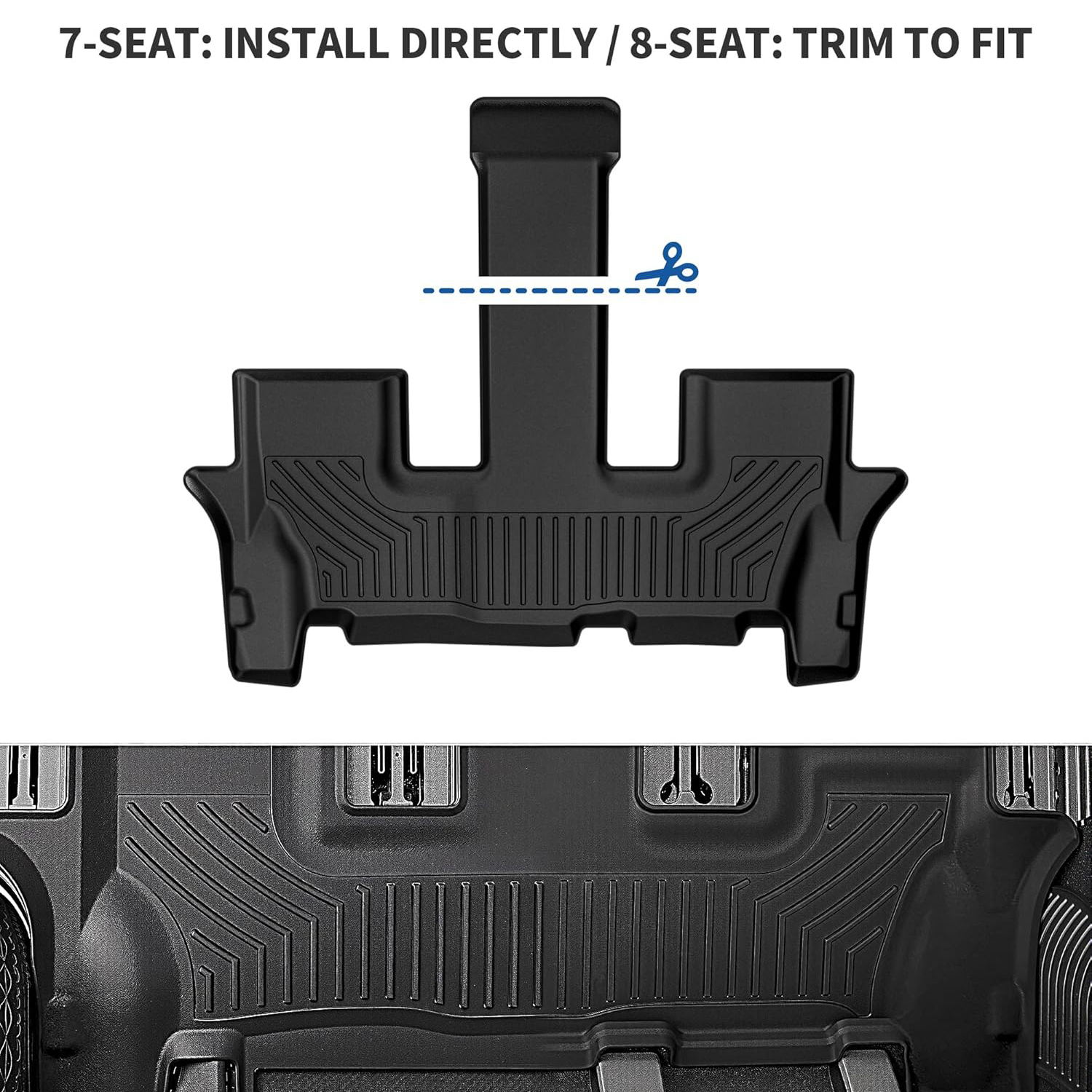 Auto Tappetini Per KIA Telluride 2019-2020, Tutte Le Intemperie Antiusura Antiscivolo Protezione Moquette Accessori,C-3