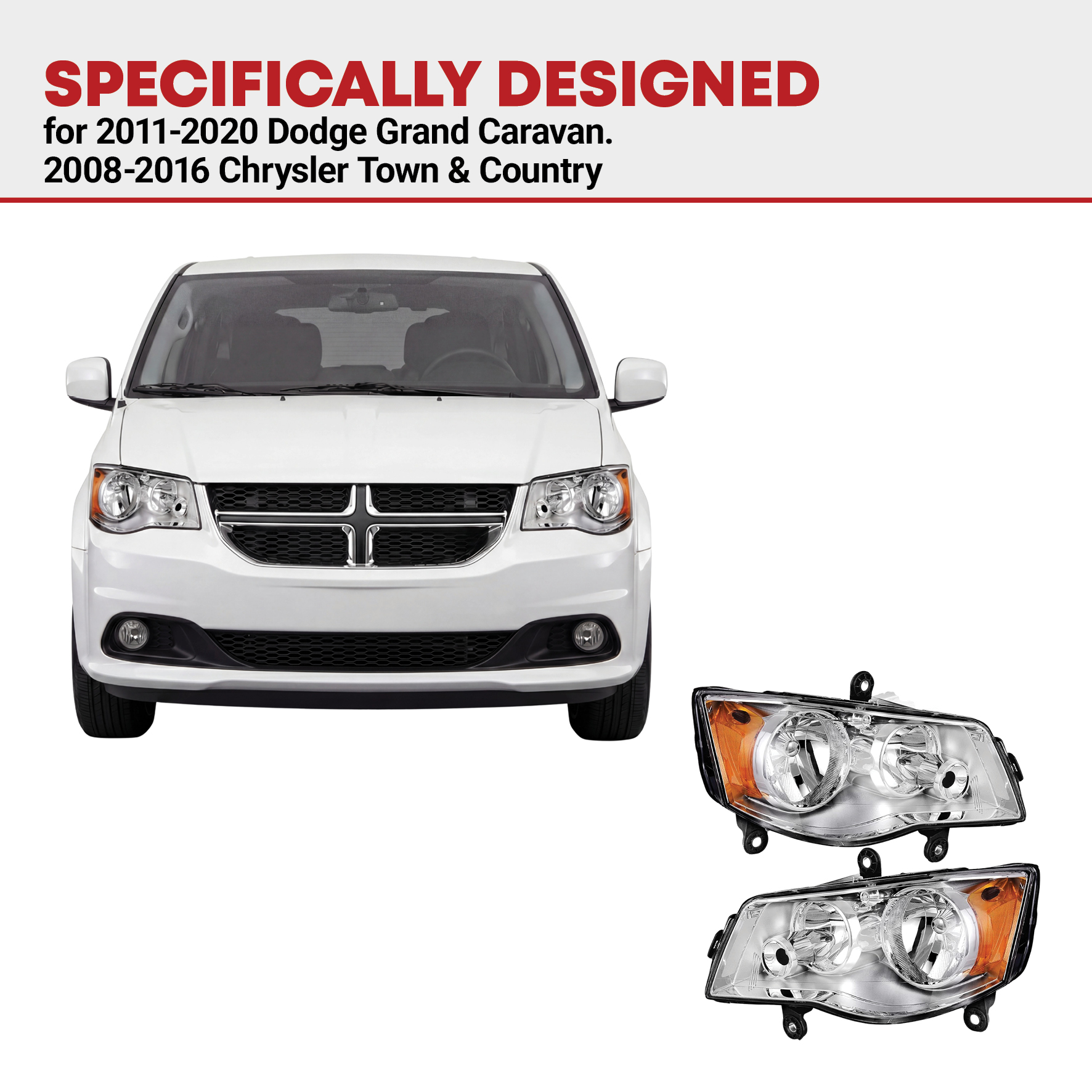 YITAMOTOR® 2011-2019 Dodge Grand Caravan 2008-2016 Chrysler Town 