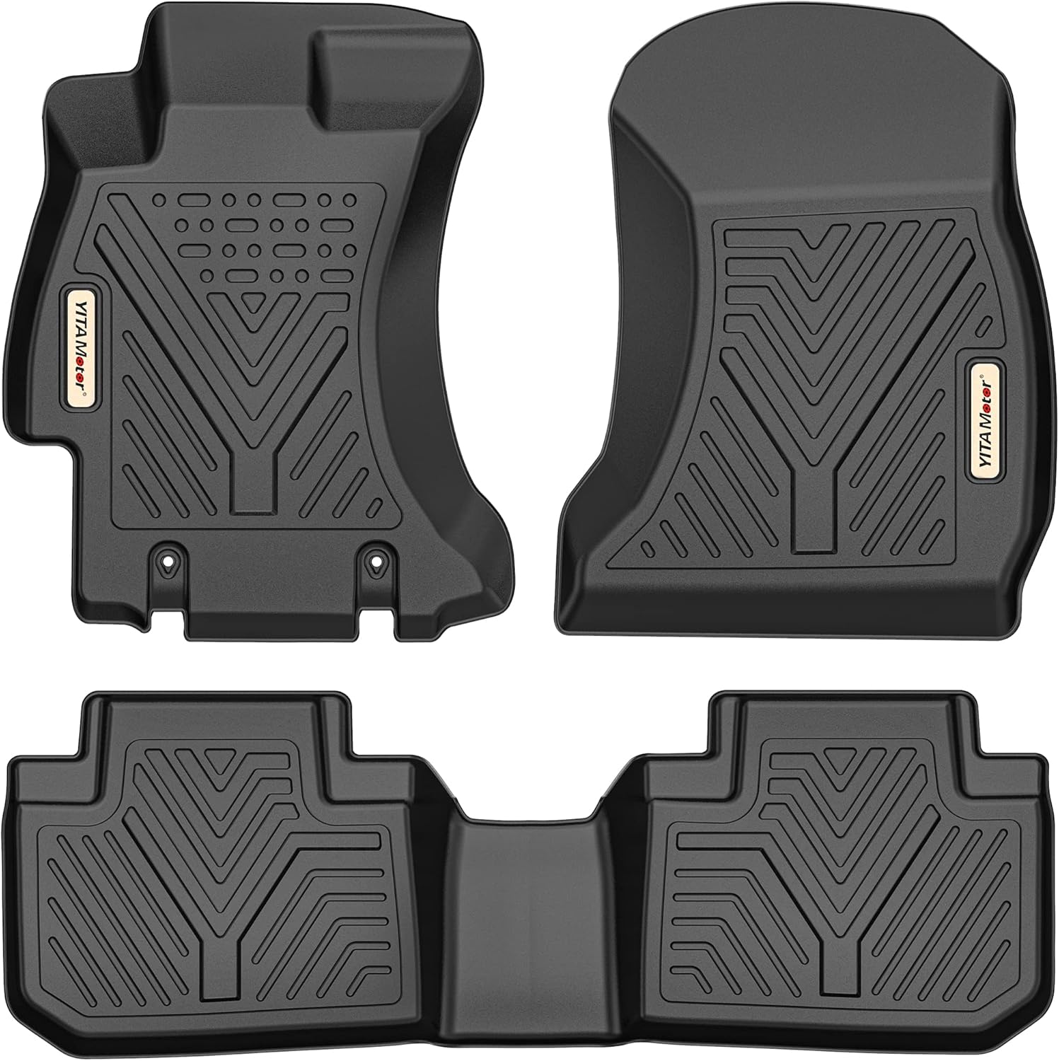 YITAMOTOR Floor Mats for 2014-2018 Subaru Forester | TPE All-Weather Liners