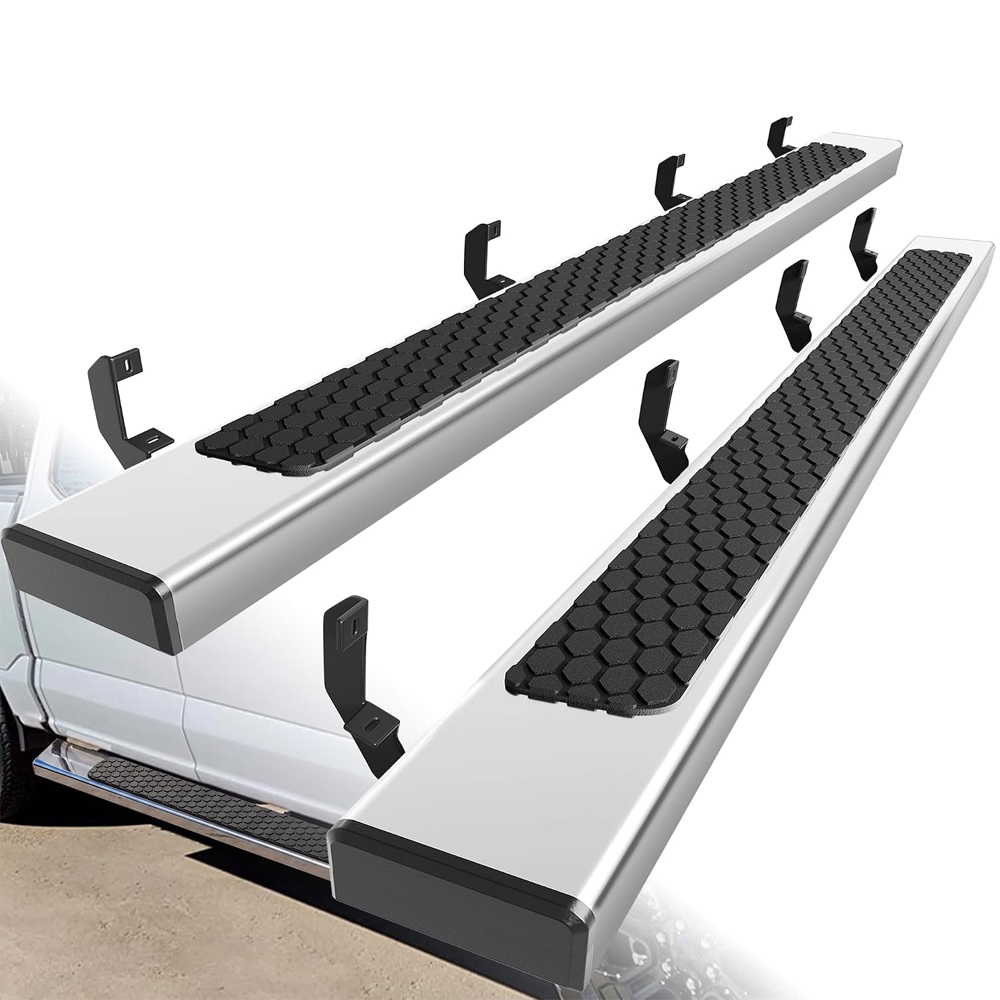 YITAMOTOR 6" Running Boards for 2019-2026 Silverado Sierra | 2500HD 3500HD Crew Cab Chrome Side Steps