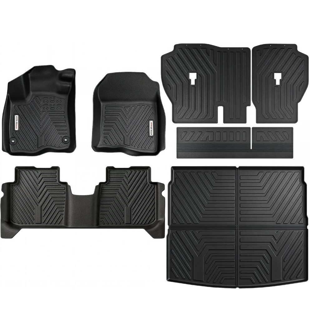 YITAMOTOR TPE Floor Mats & Cargo Liner for 2023-2027 Honda CR-V, Gas, Hybrid & e, Seat Back Mats