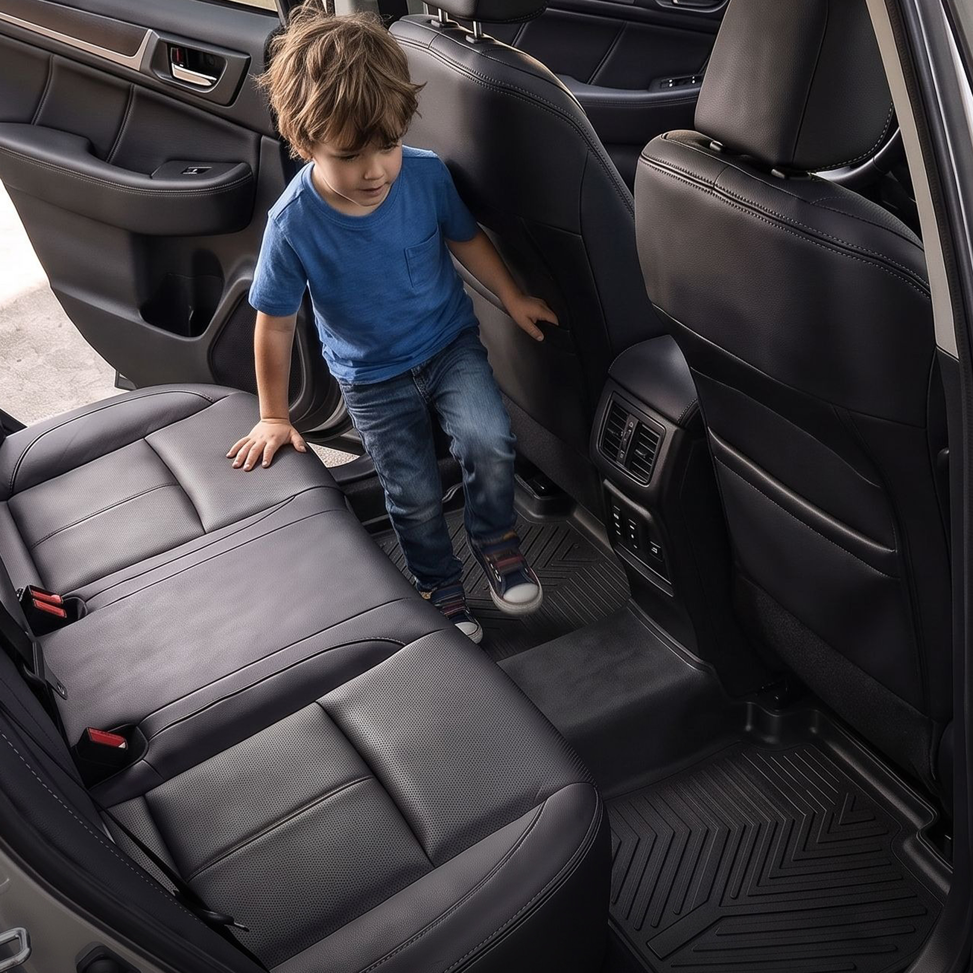 YITAMOTOR Floor Mats for 2017-2021 Nissan Titan & Titan XD Crew