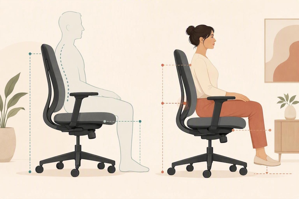 shape differences between woman and man