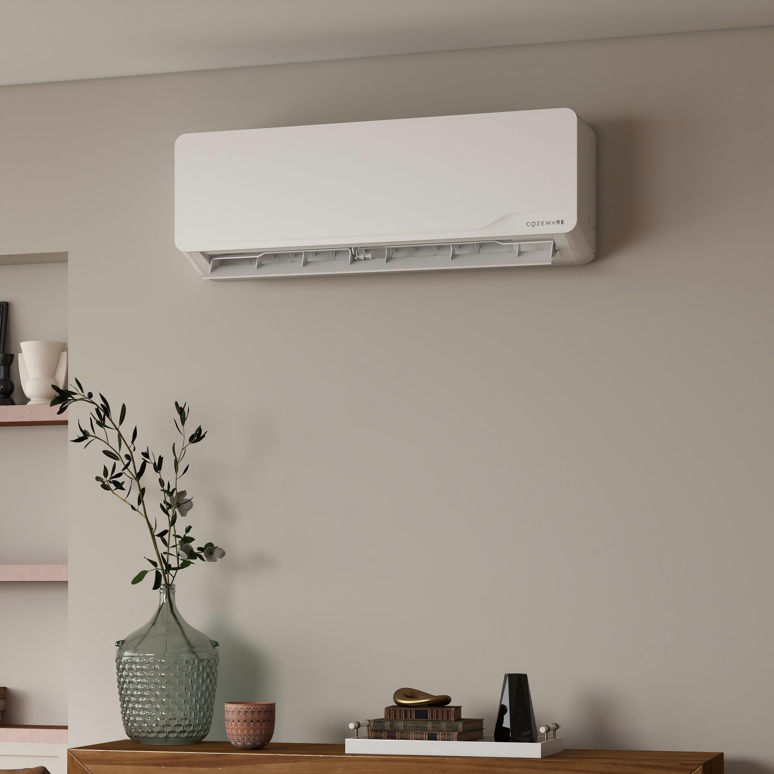 COZEWARE 12000 BTU Mini Split AC with WiFi, 20 SEER2 Inverter Heat Pump with R32 Refrigerant, Quiet Operation & Smart Voice for Living Room/Bedroom