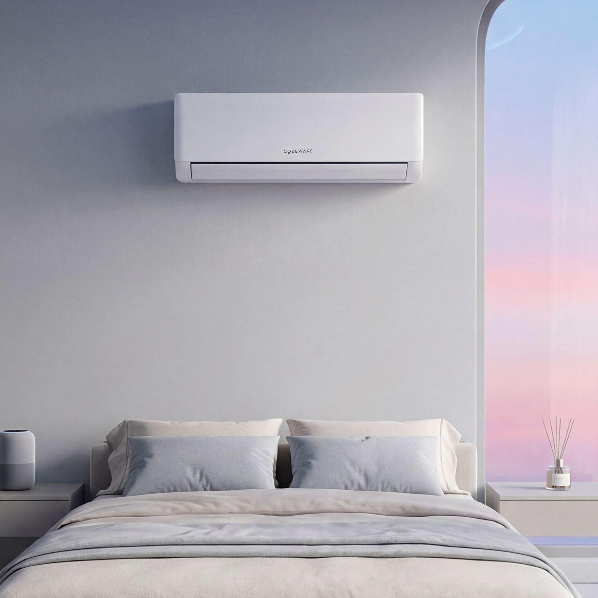 COZEWARE 12000 BTU AI Mini Split, 20 SEER2 Air Conditioner with AI Chip, 38% Extra Savings, Ultra-Quiet 28dB, R32 Refrigerant, Smart Voice Control
