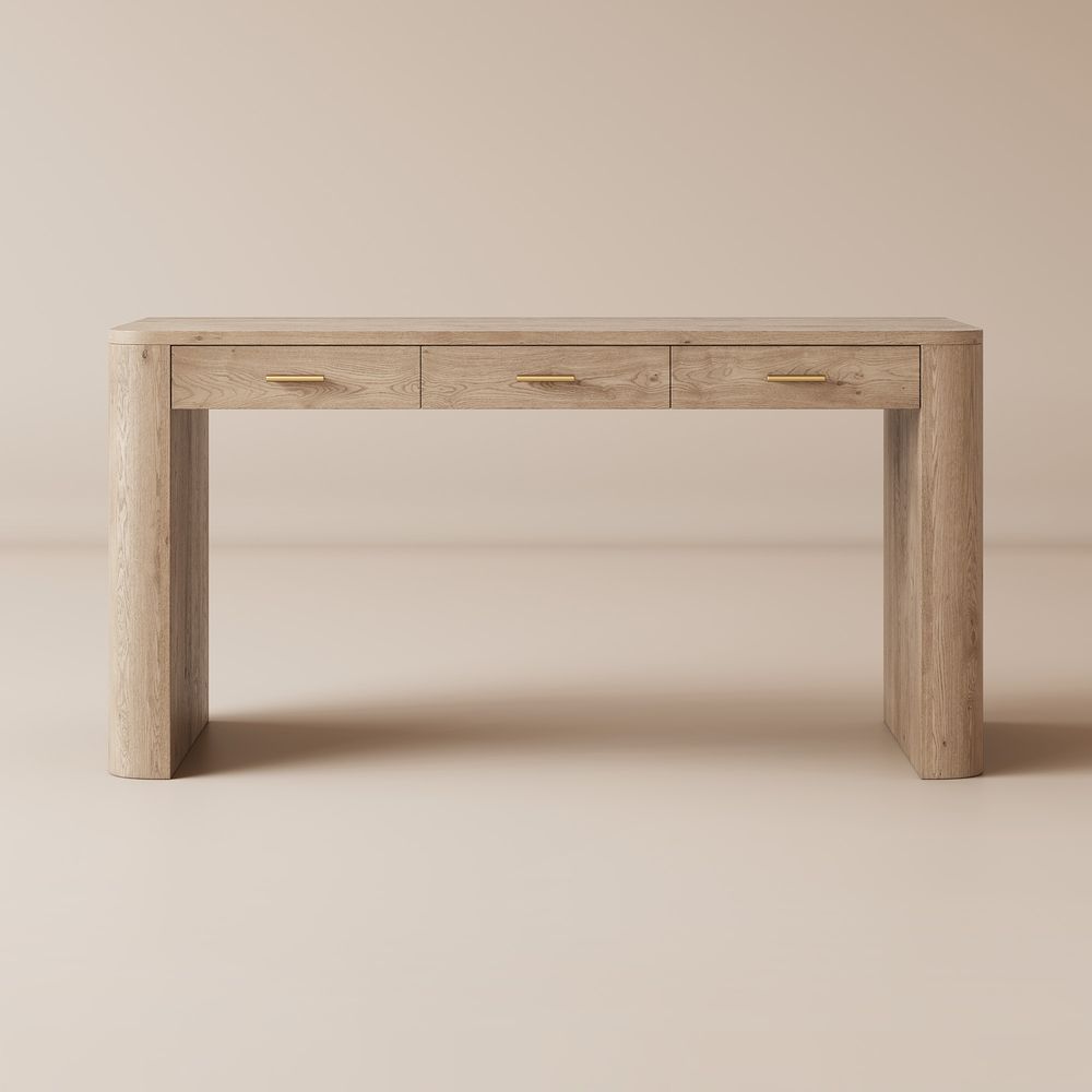 3 drawers desk