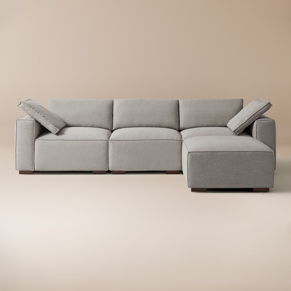 Gray sectional sofa
