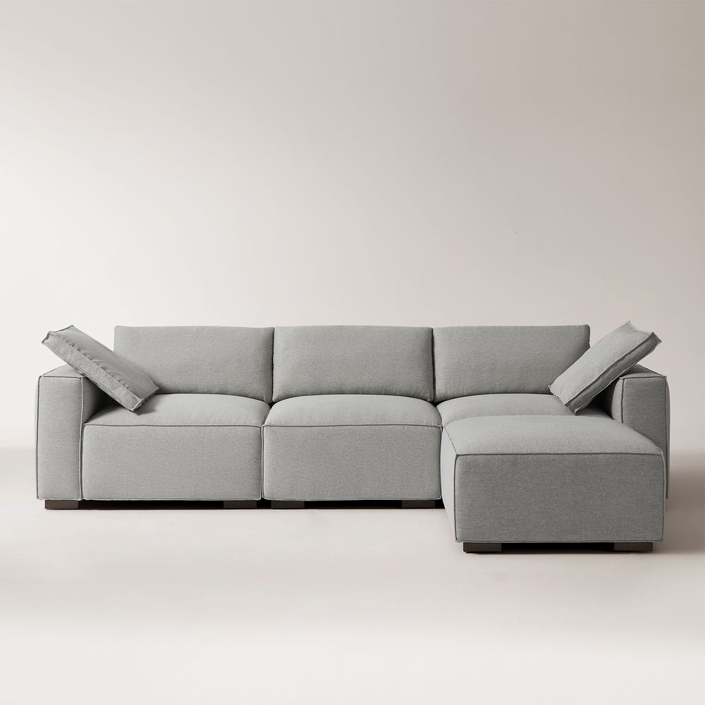 Gray sectional sofa