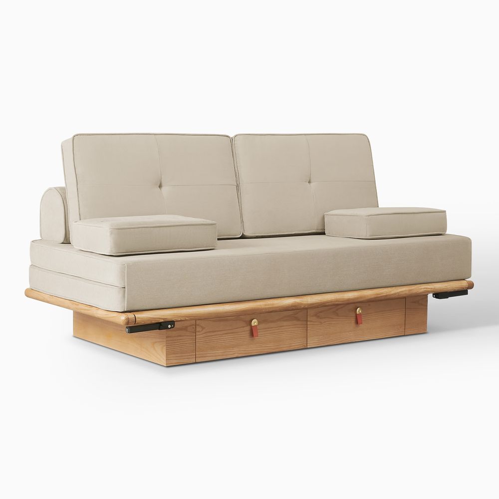 modern mid century sofa