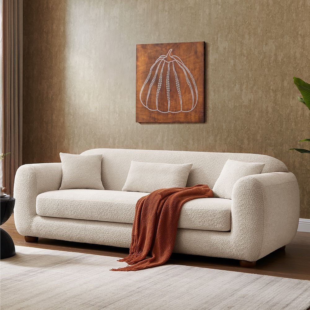 white loveseat sofa