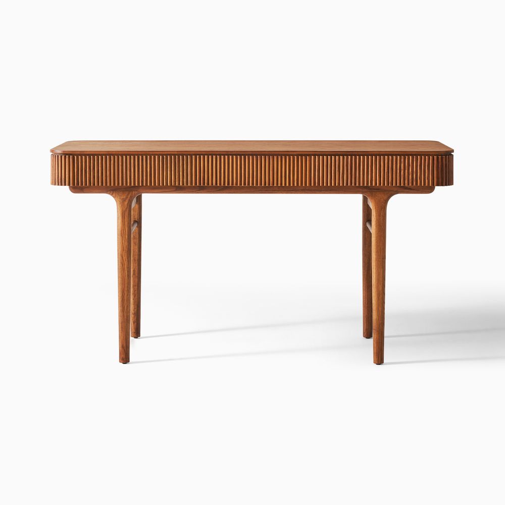walnut solid wood desk