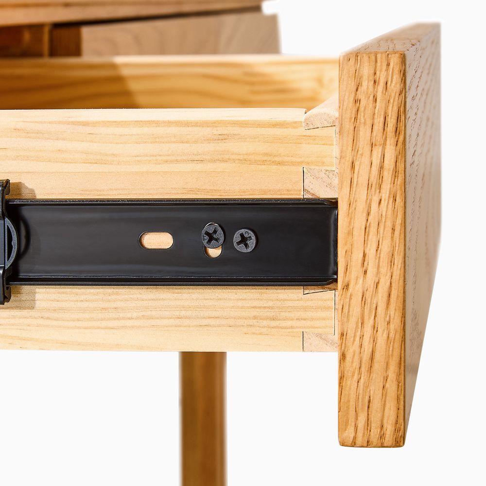 desk with 3storage drawers