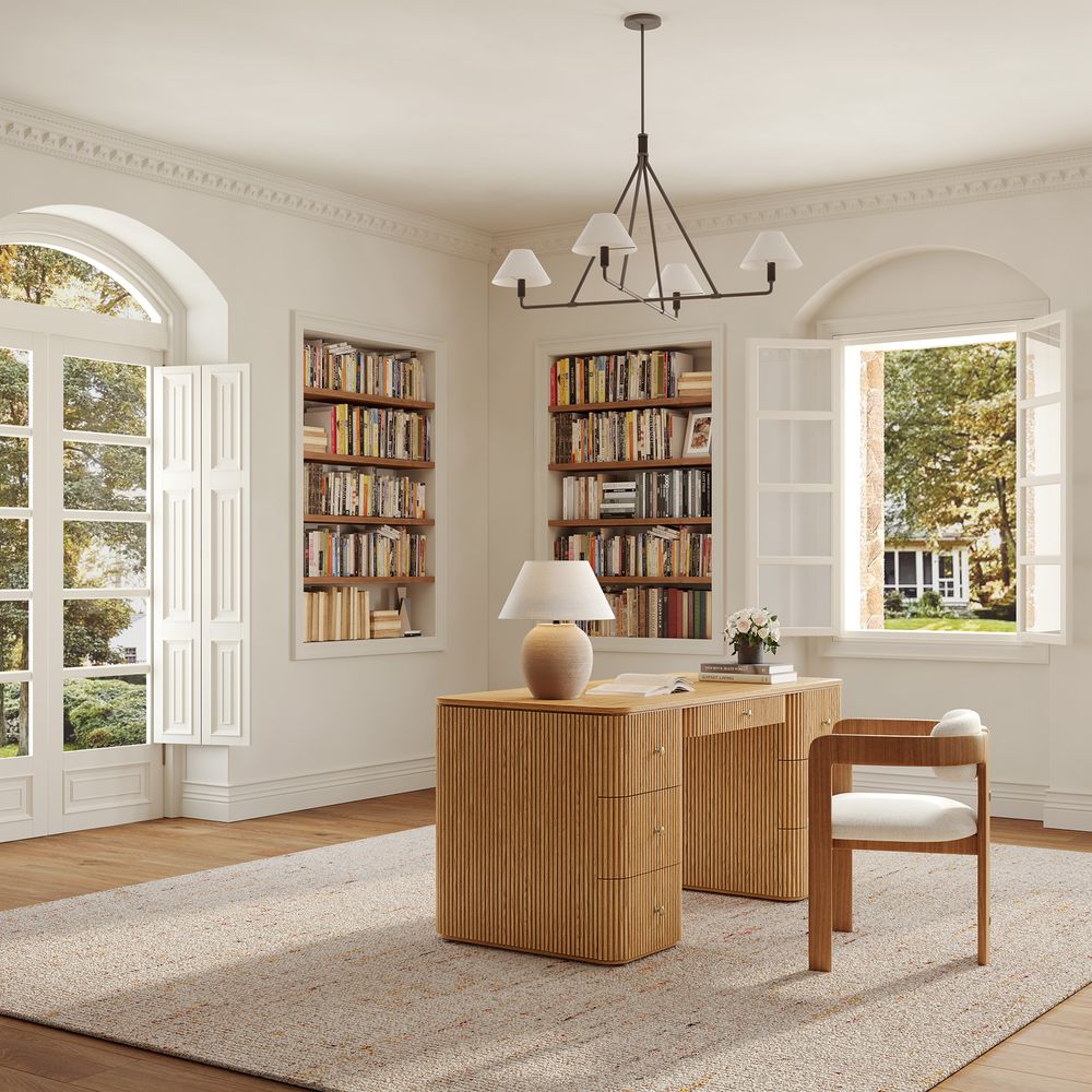 mid-century modern desk