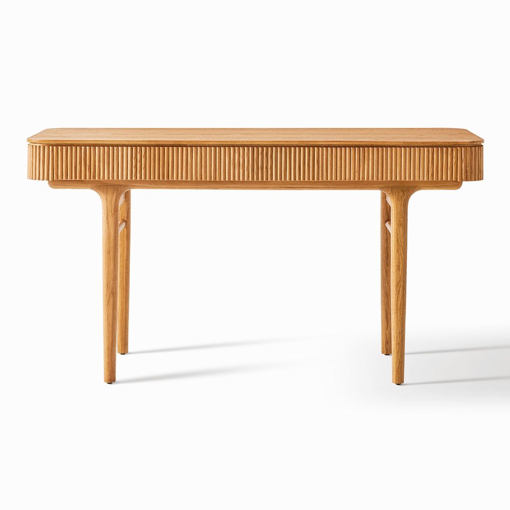 walnut solid wood desk