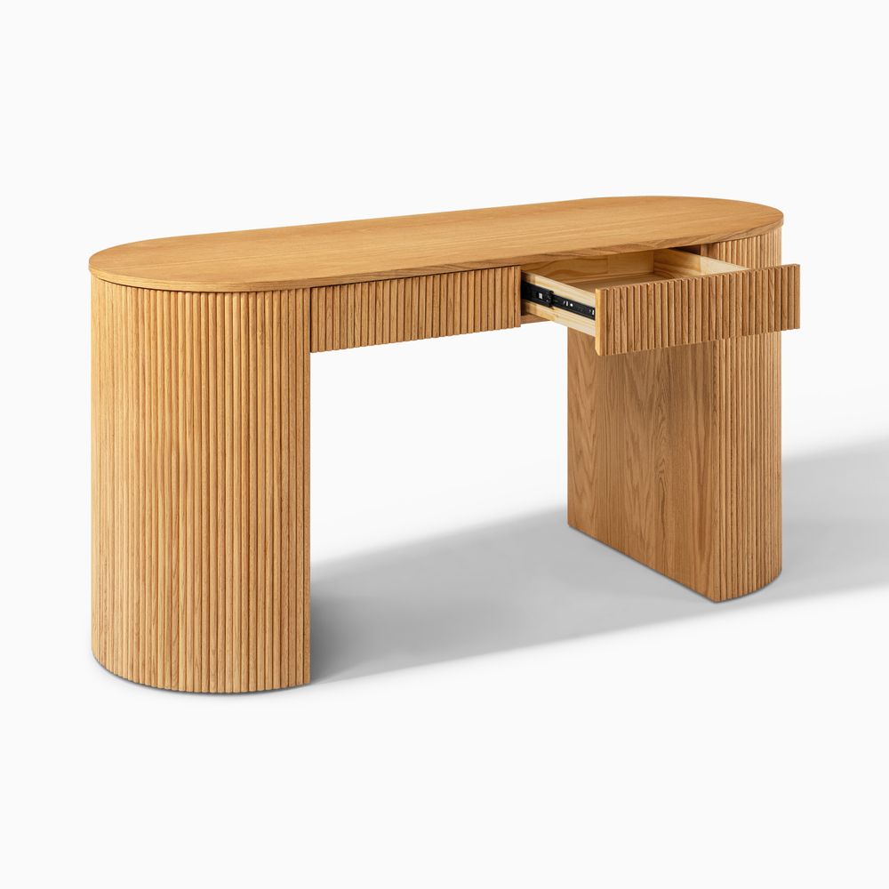 oval shape office desk