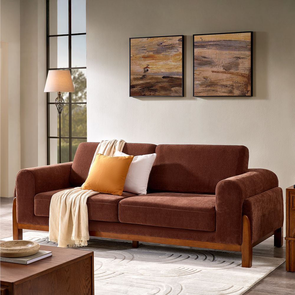 chenille fabric sofa