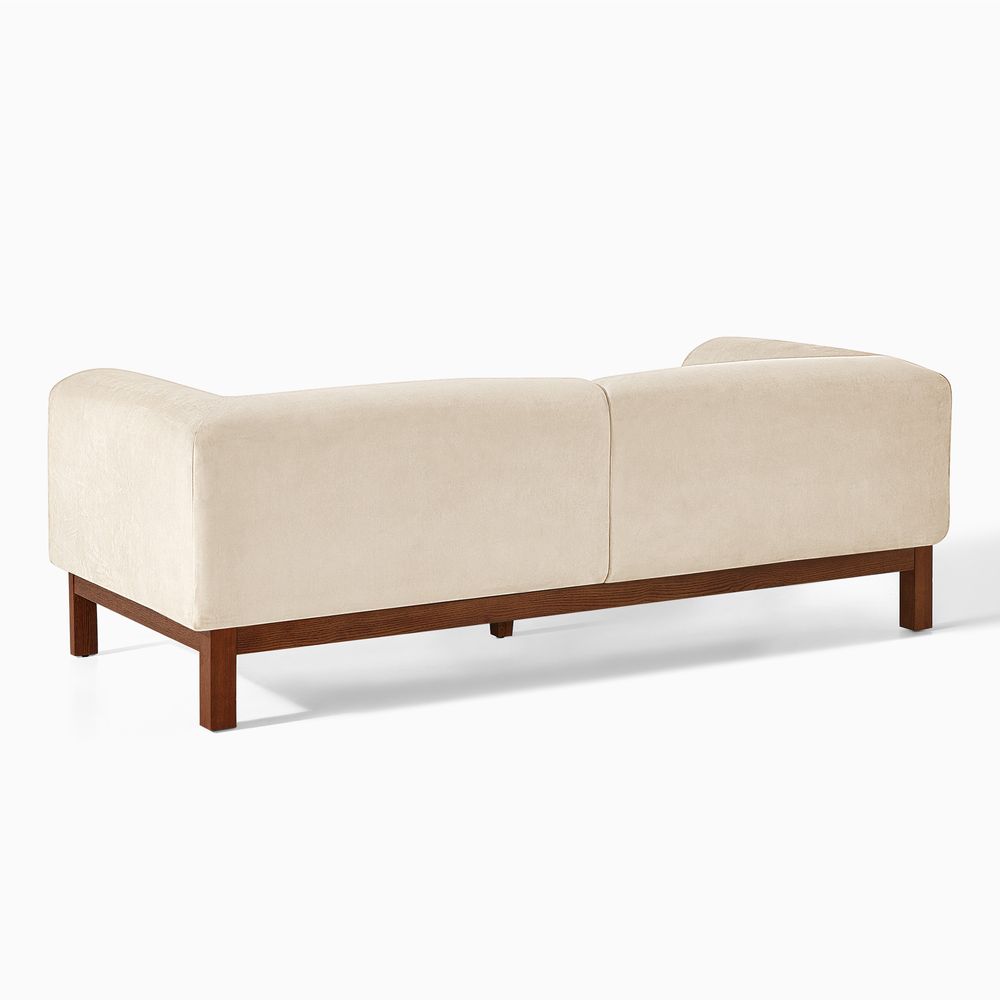 wood frame sofa