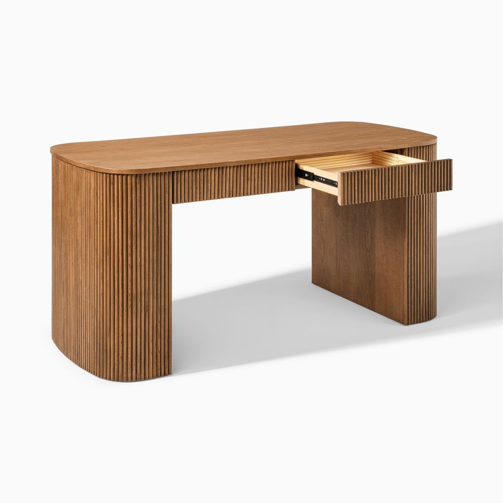 writing desk  with geometric accents
