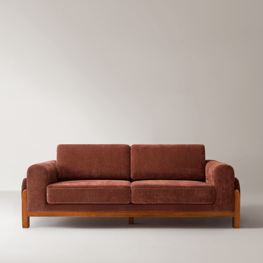 chenille loveseaqt sofa