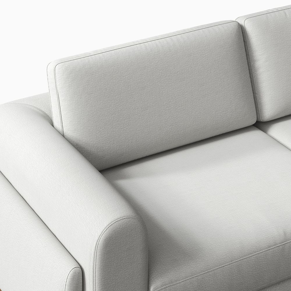 sofa with lofted legs