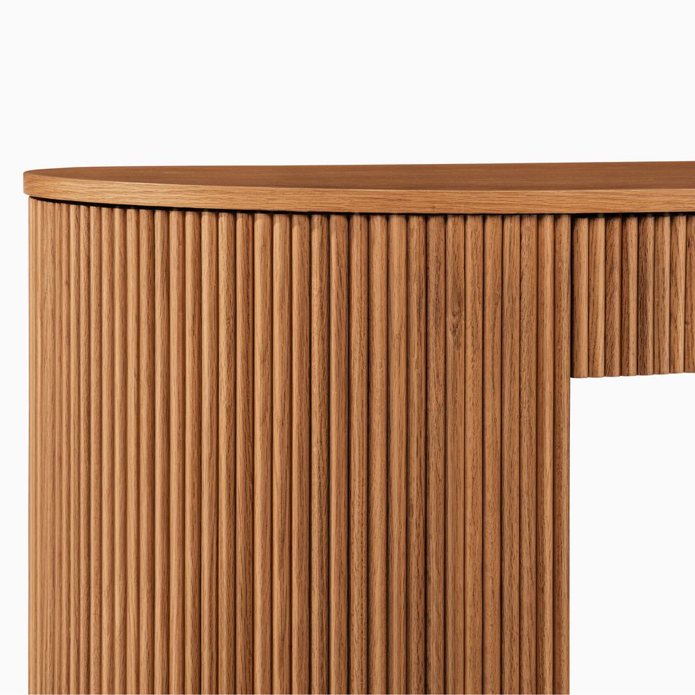 61 inch walnut office desk