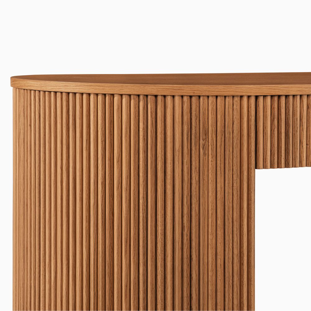 61 inch walnut office desk