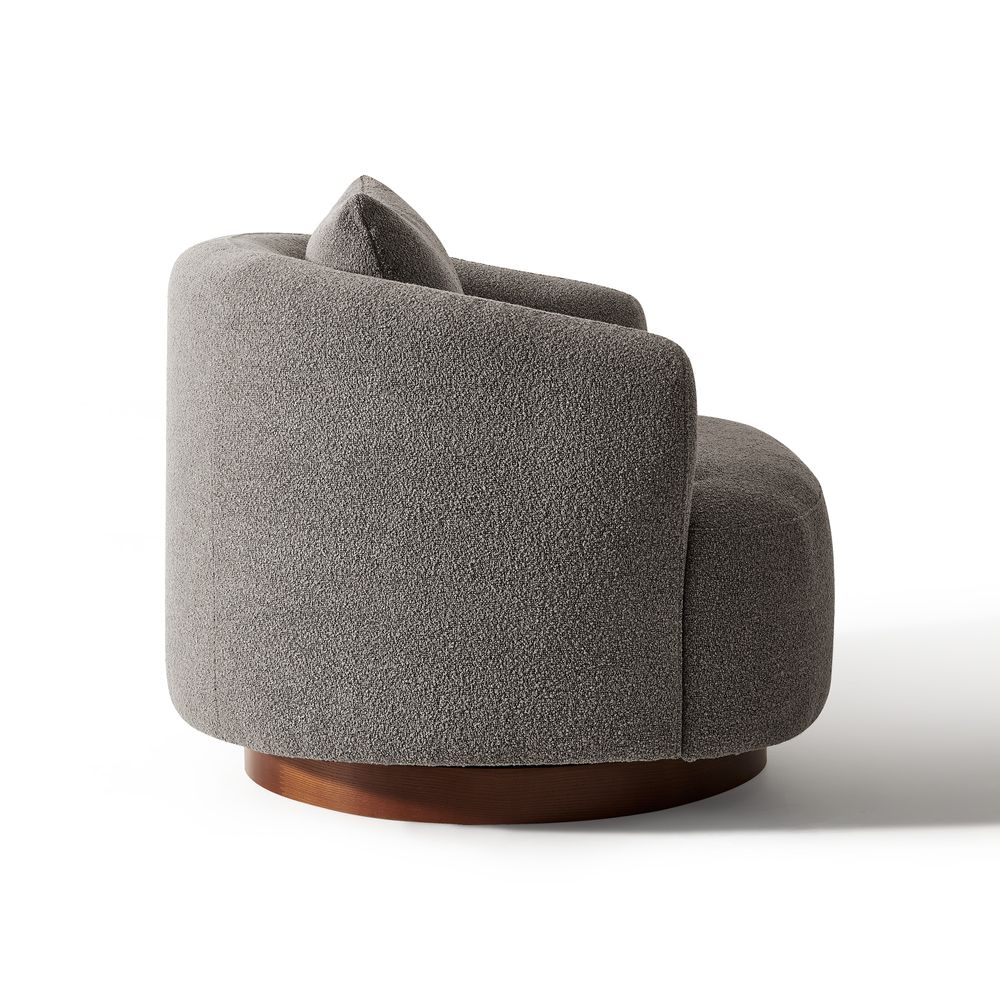 solid wood frame accent chair