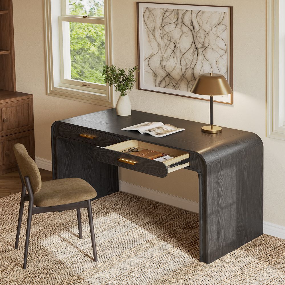 office desk with 2 drawers