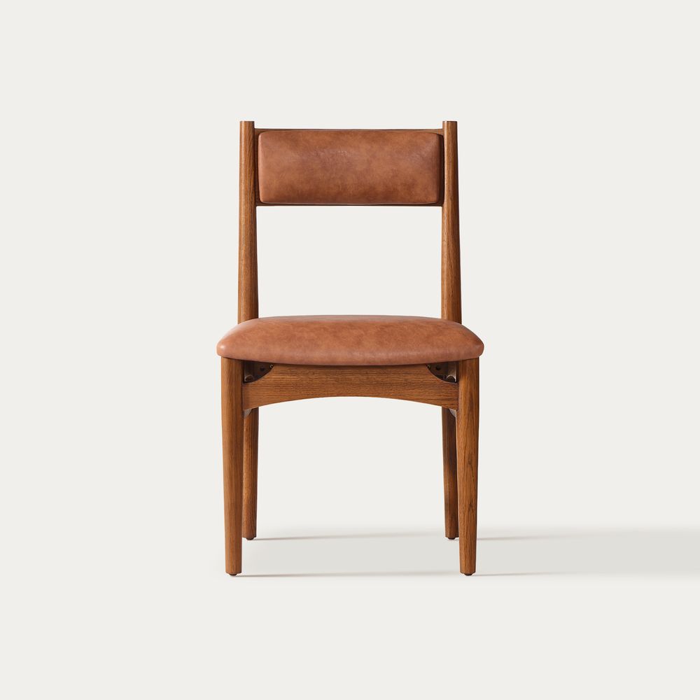 Set of 2 mid century dining chairs