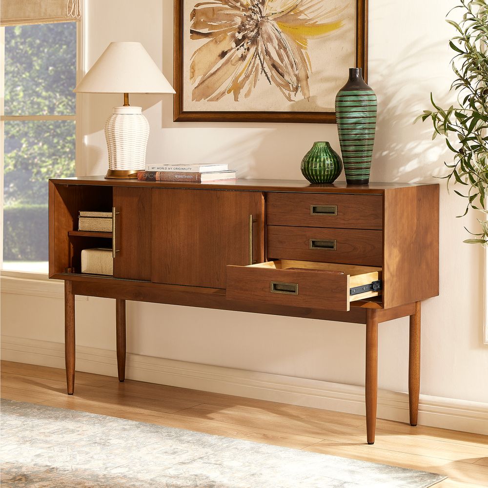 Mid Century Console Table for entryway