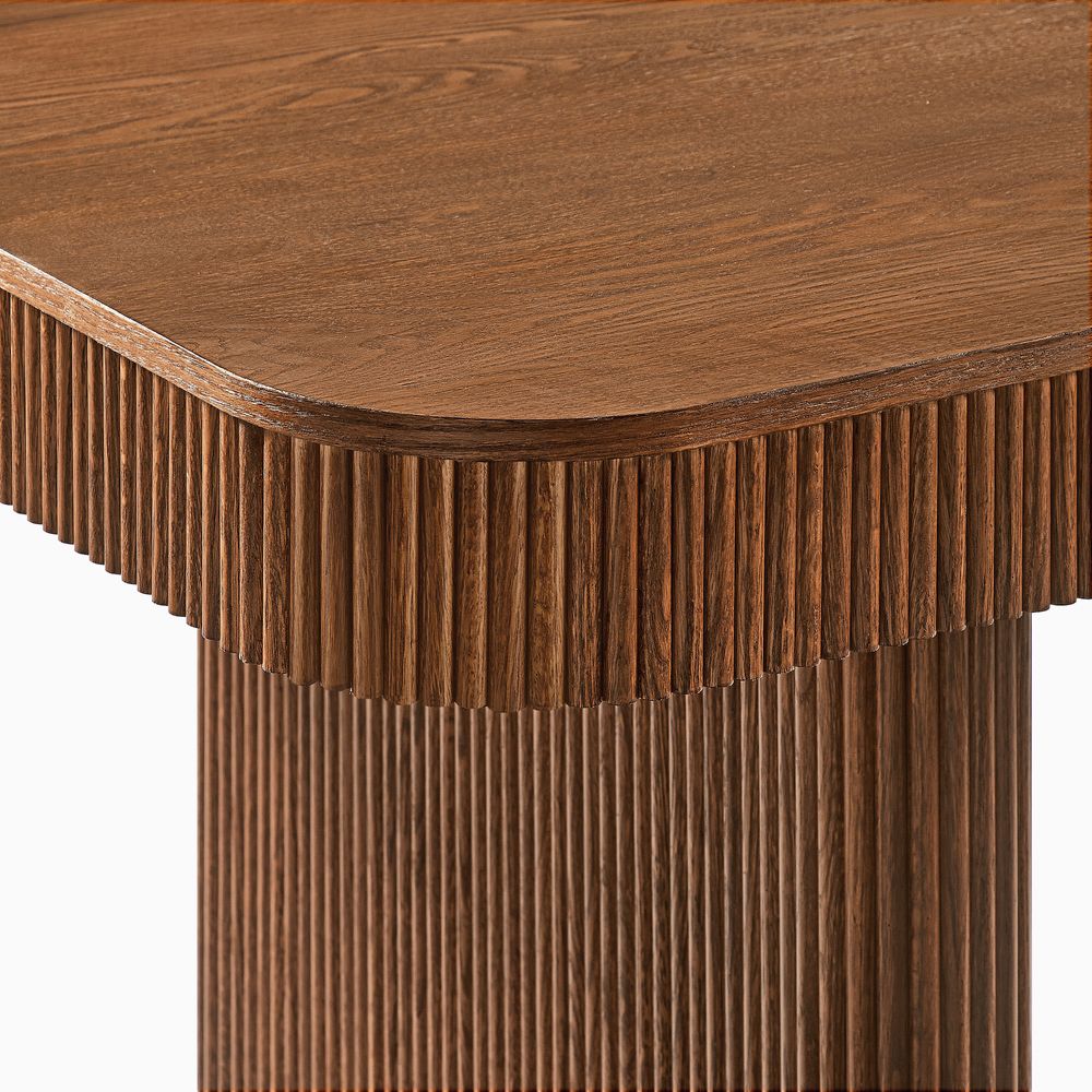 84 inch  Oak Dining Table