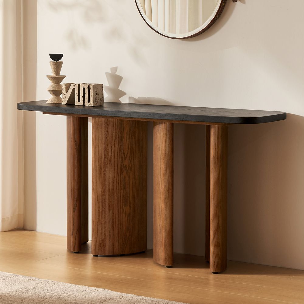 modern console table for entryway