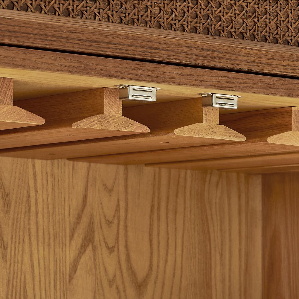 Bar Cabinet with Dropdown Door