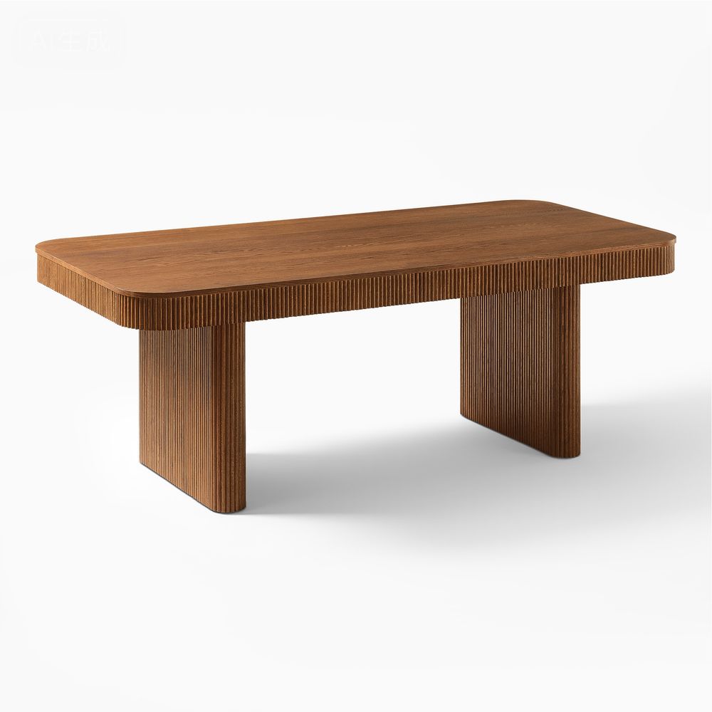84 inch  Oak Rectangular Dining Table
