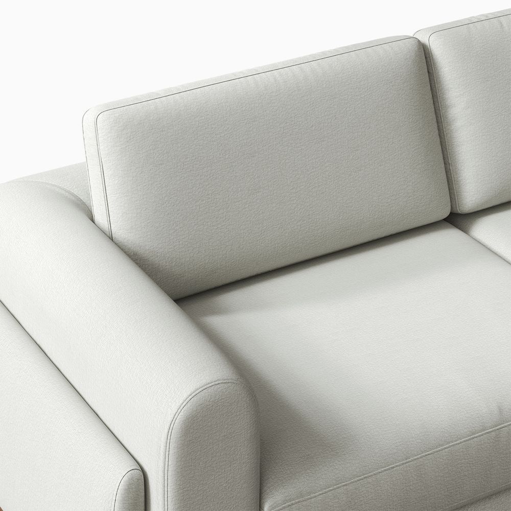 sofa with lofted legs