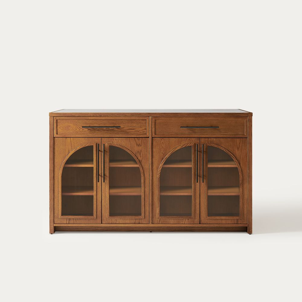 Brown Kitchen Island