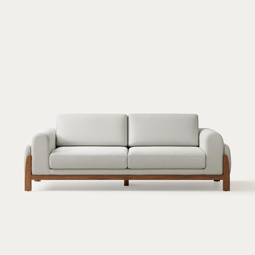 gray loveseaqt sofa