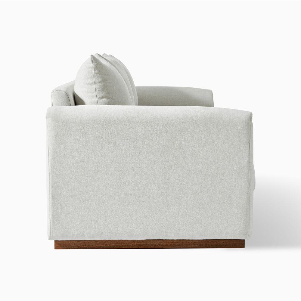 side view of modern loveseast