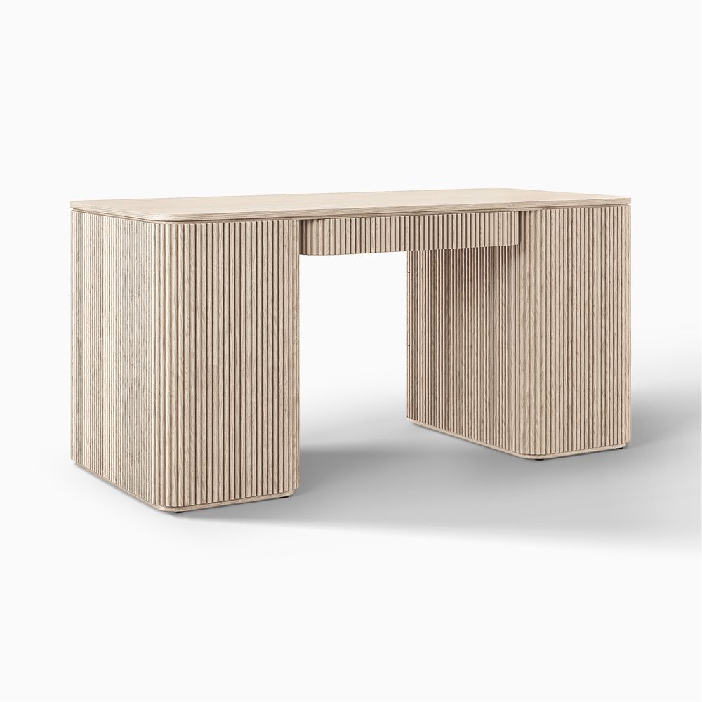 solid wood desk